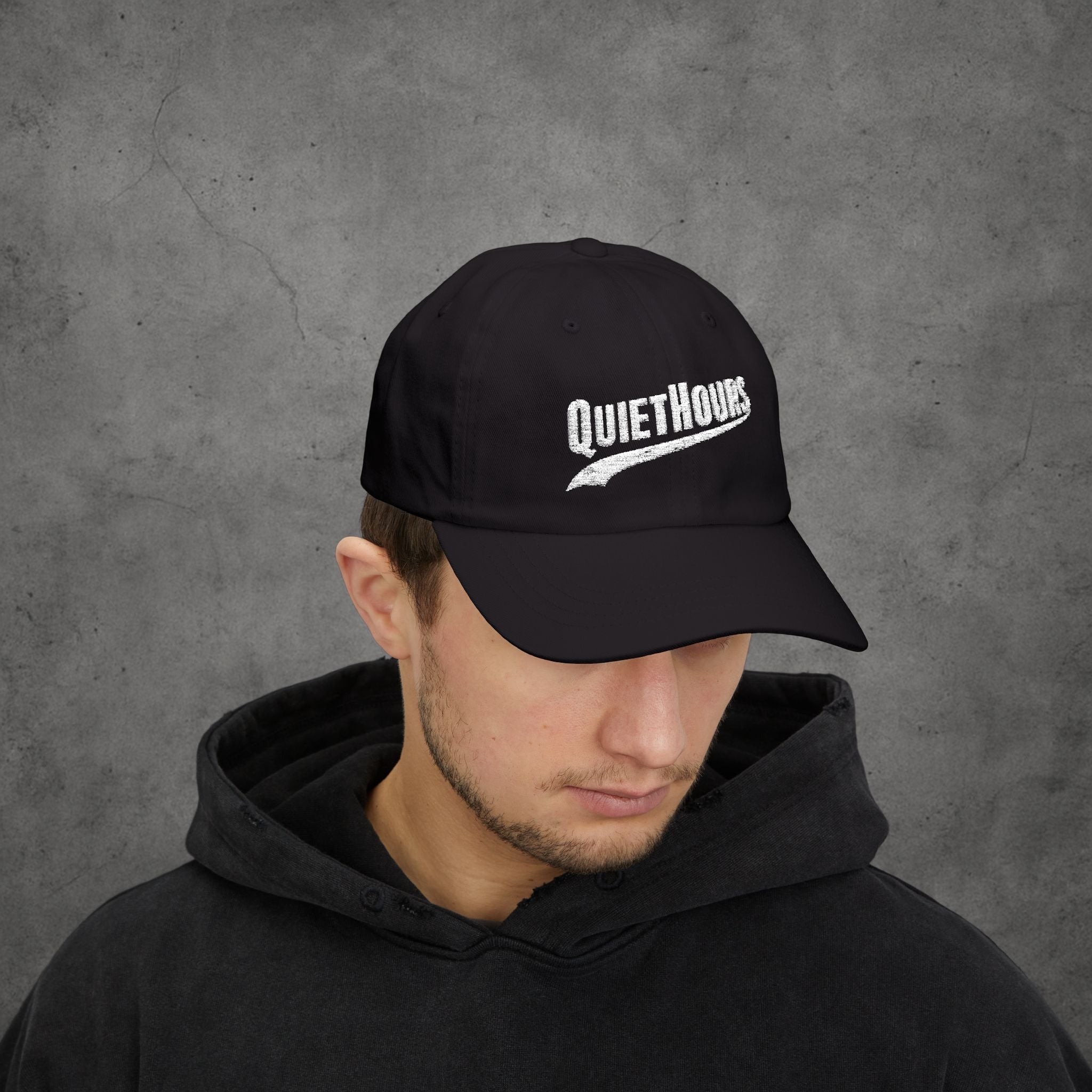 Quiet Hours Classic Dad Cap — Minimal Design, Everyday Discipline