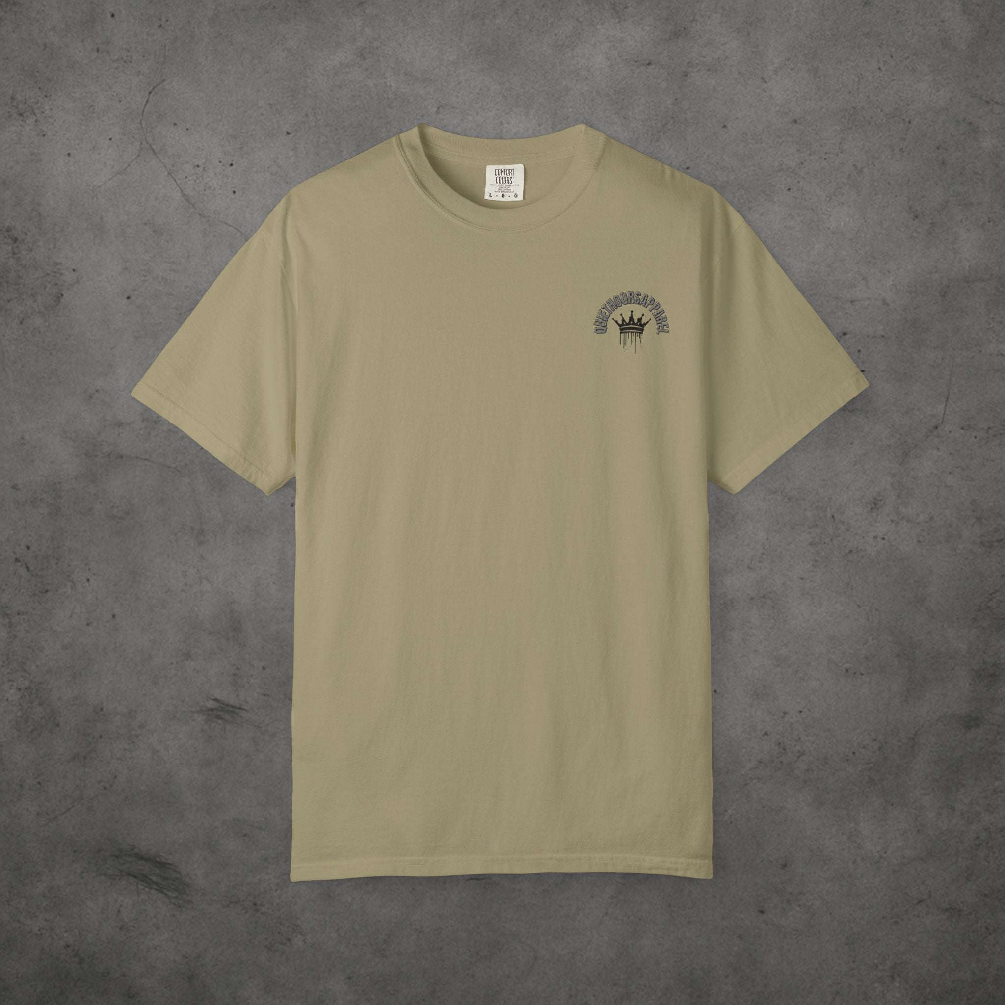 Minimalist Streetwear T-Shirt with QUIETHOURSAPPAREL Logo