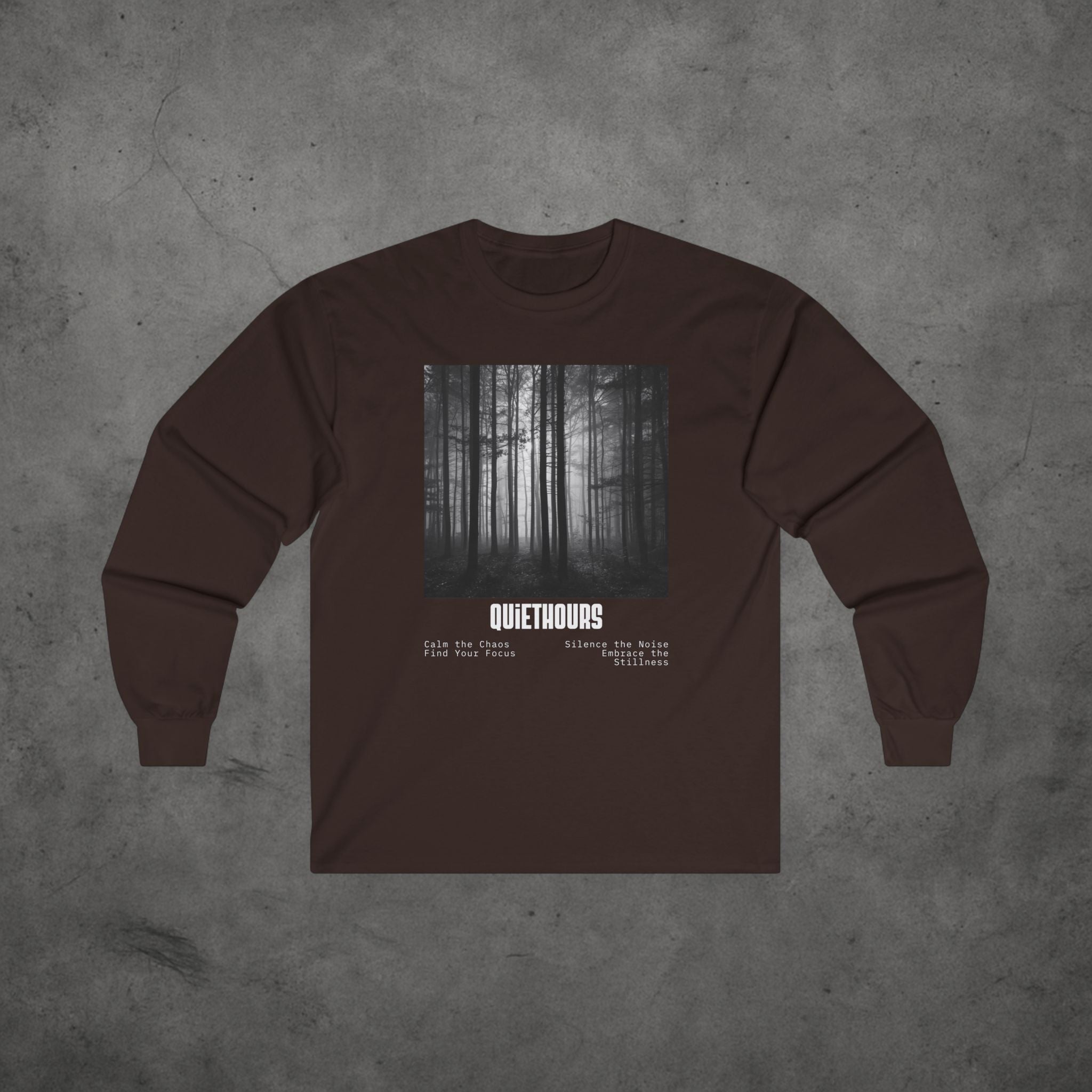Minimalist Forest Graphic Long Sleeve Tee