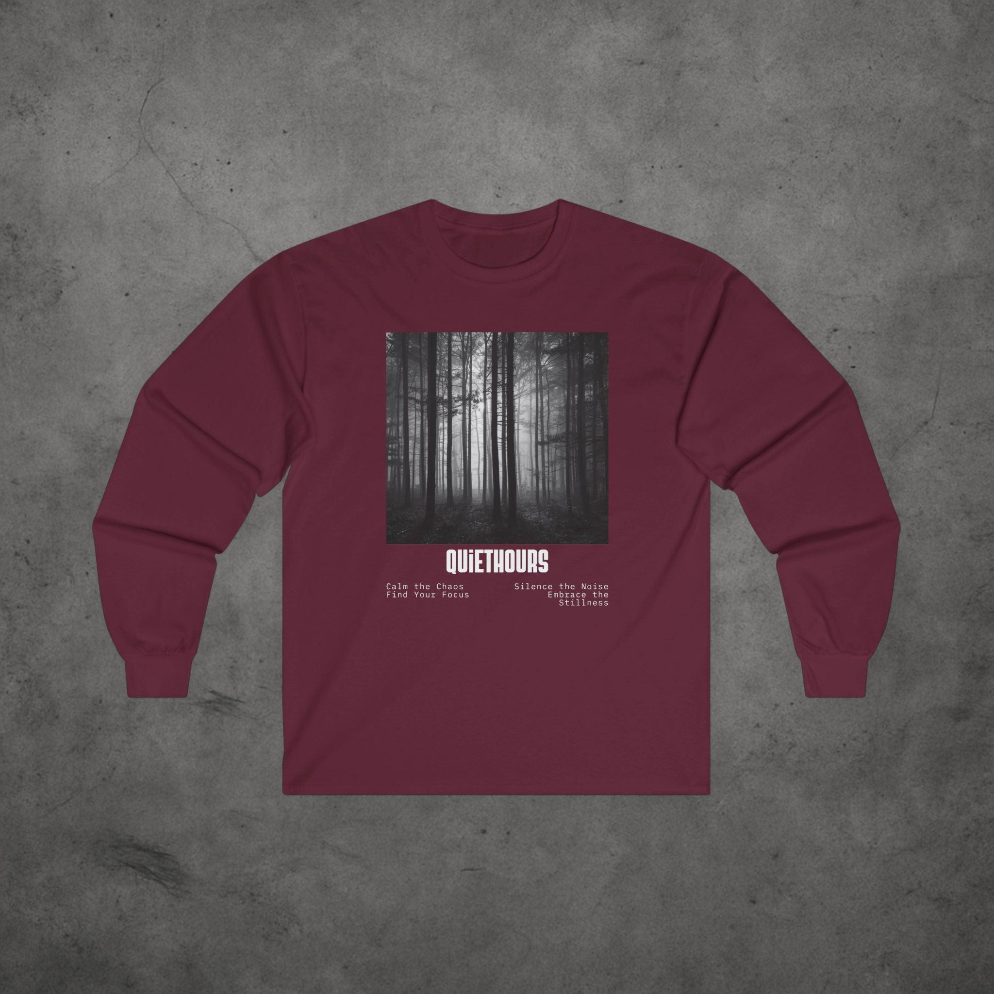 Minimalist Forest Graphic Long Sleeve Tee