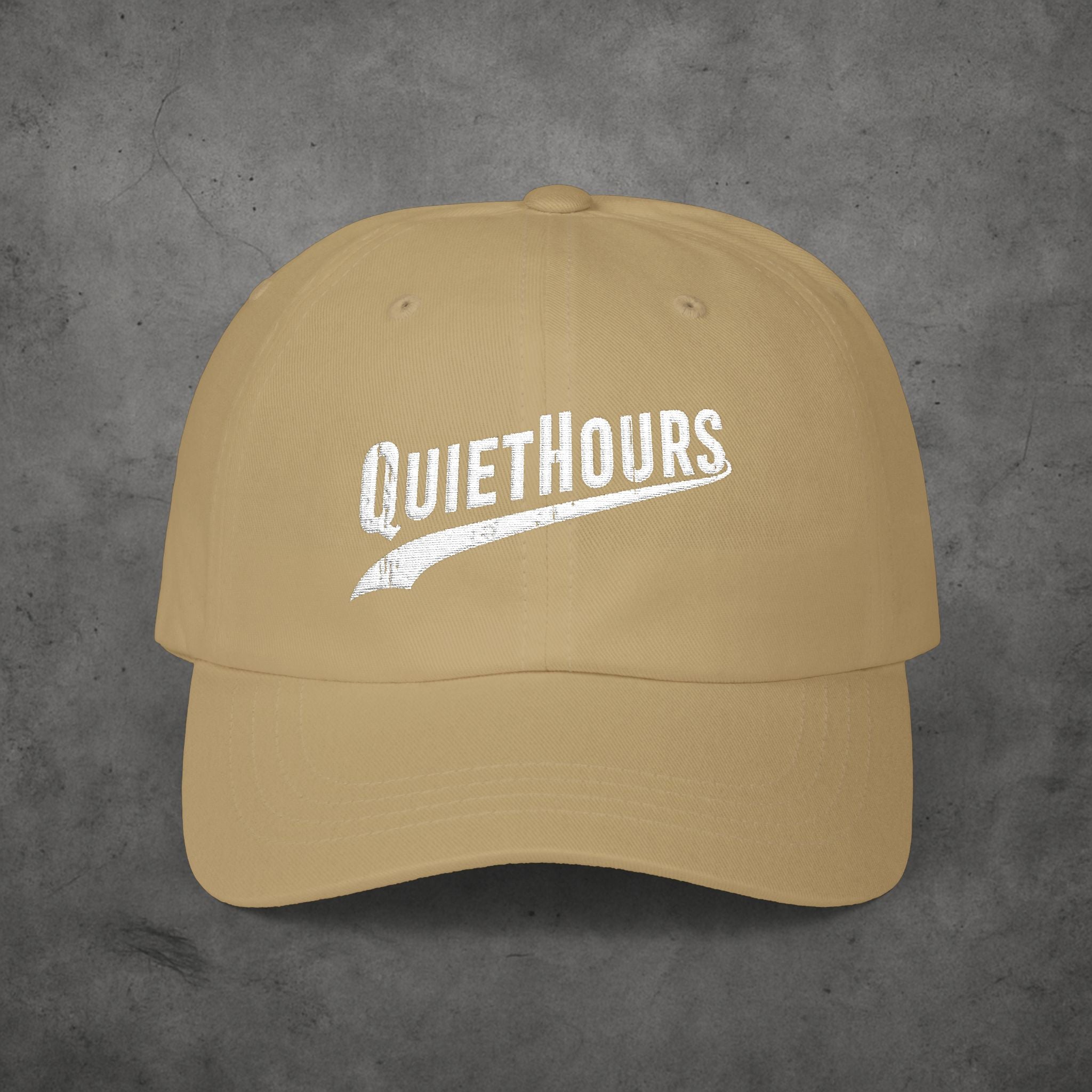 Quiet Hours Classic Dad Cap — Minimal Design, Everyday Discipline
