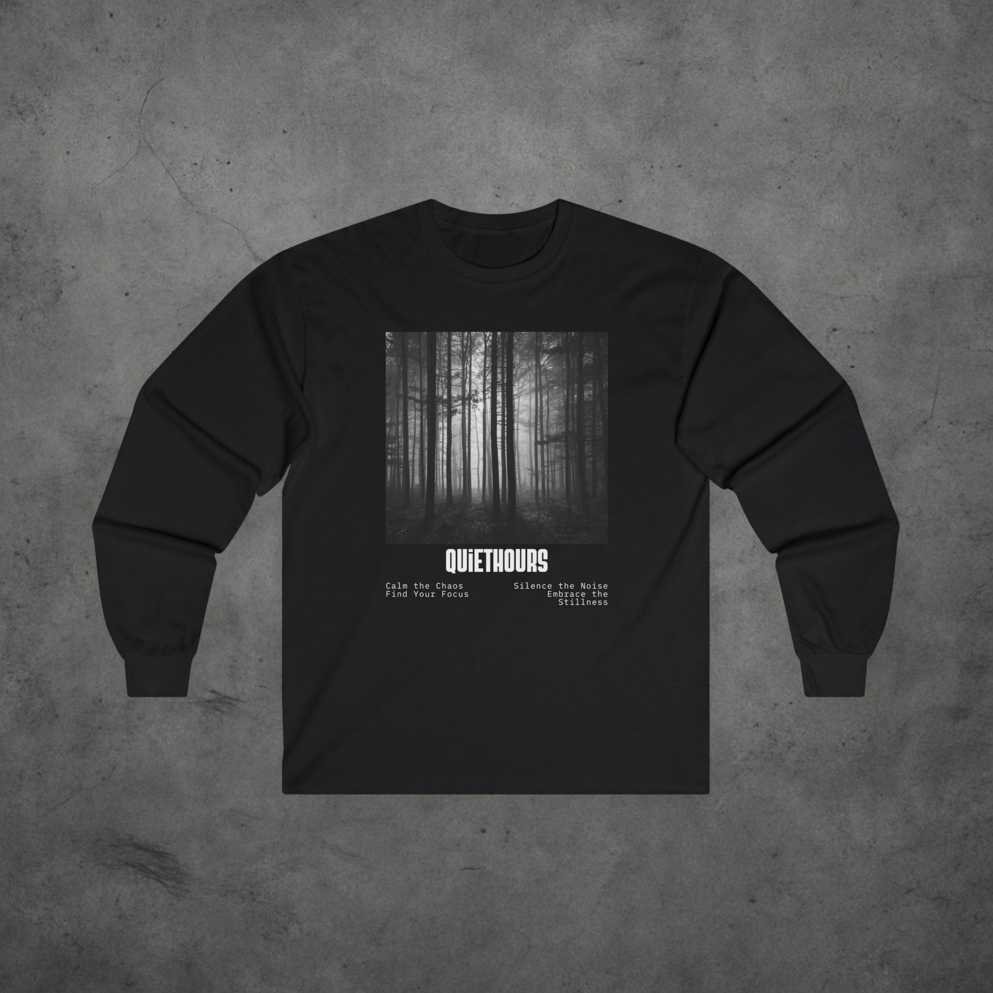 Minimalist Forest Graphic Long Sleeve Tee