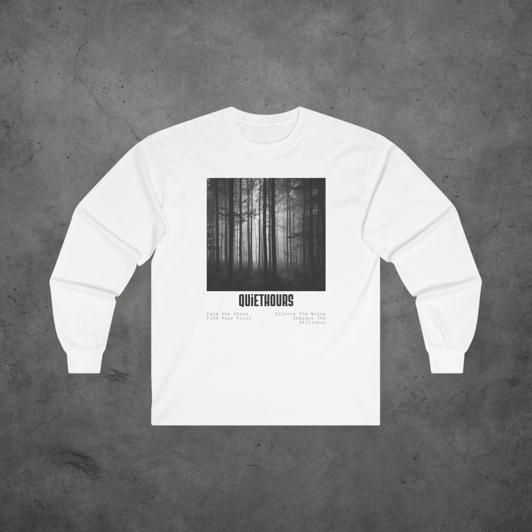Minimalist Forest Graphic Long Sleeve Tee