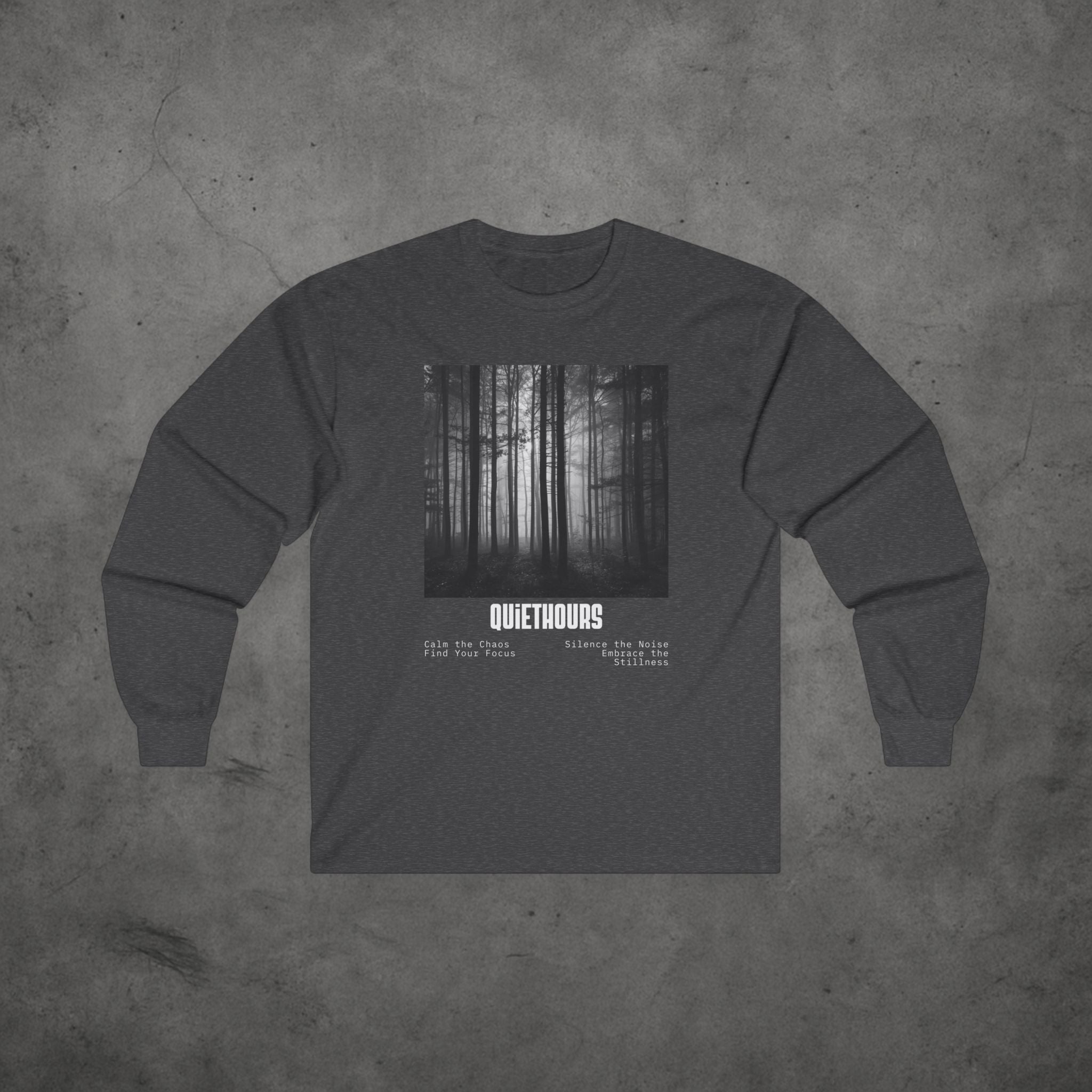 Minimalist Forest Graphic Long Sleeve Tee