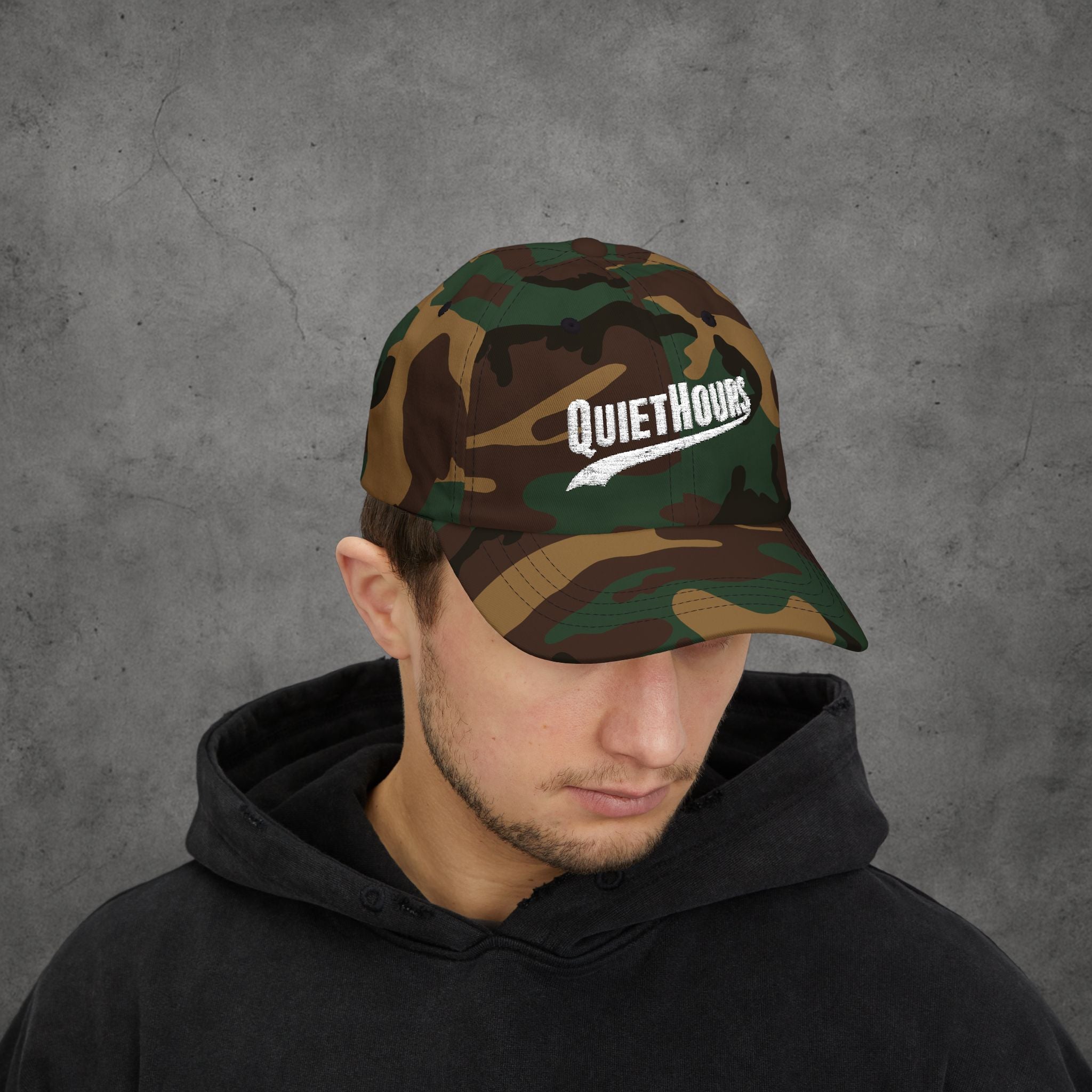 Quiet Hours Classic Dad Cap — Minimal Design, Everyday Discipline