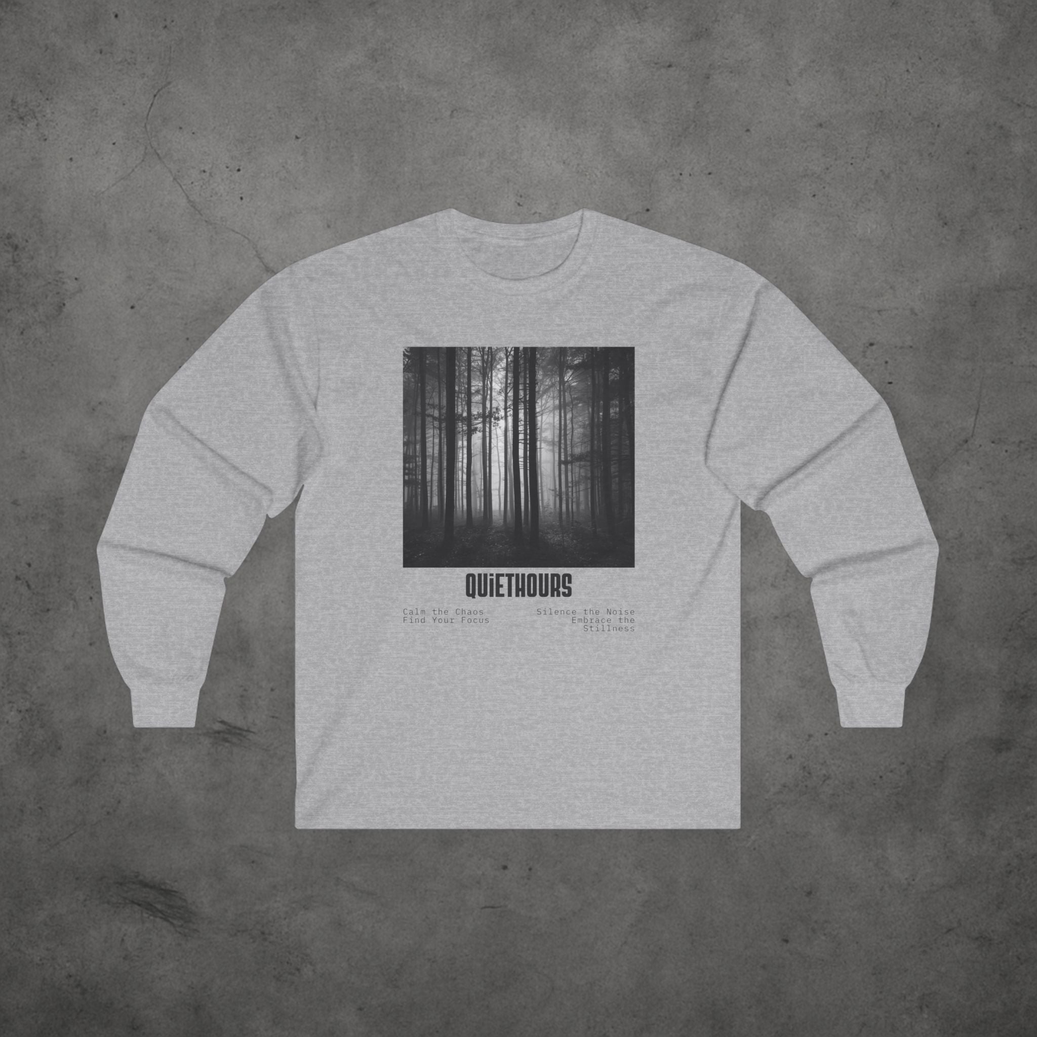 Minimalist Forest Graphic Long Sleeve Tee